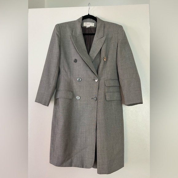 Jones New York Dresses & Skirts - Jones New York Gray Double-Breasted Dress